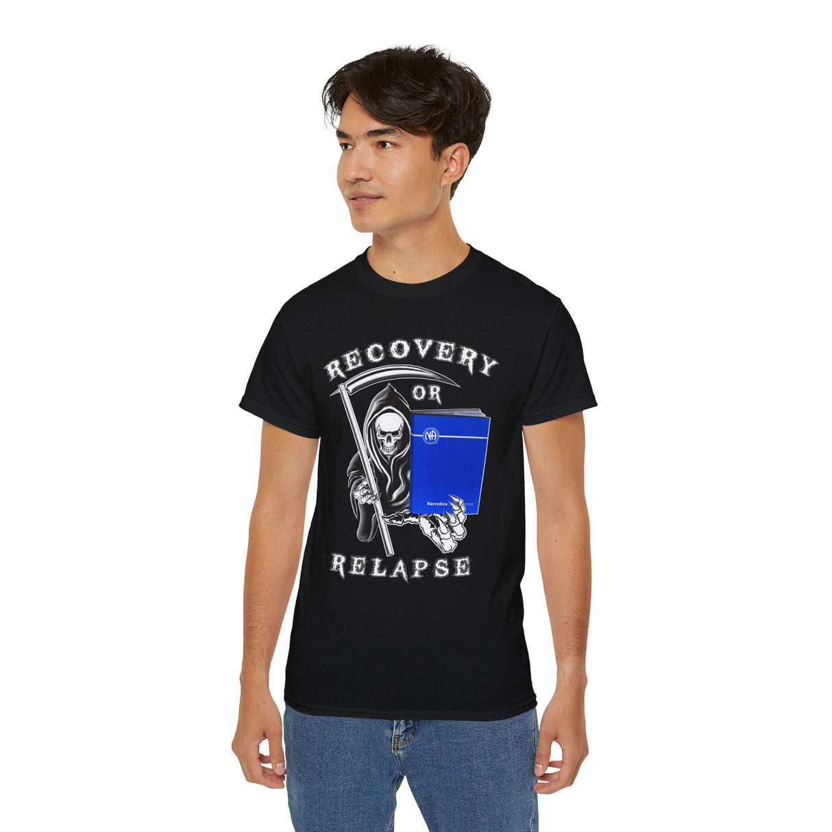 Recovery Or Relapse Reaper dtg Tee