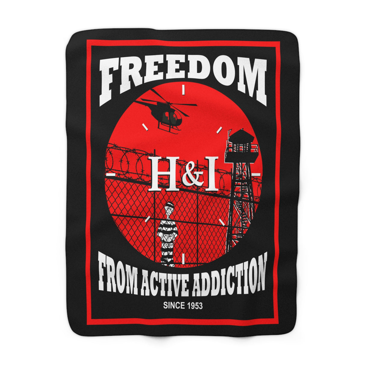 Freedom From Addiction Fleece Blanket