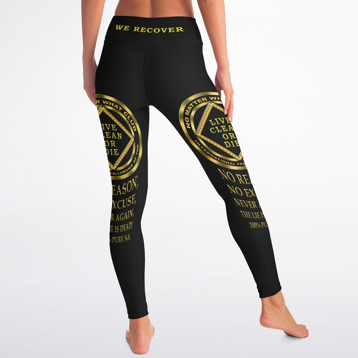 No Matter What Yoga Leggings - AOP