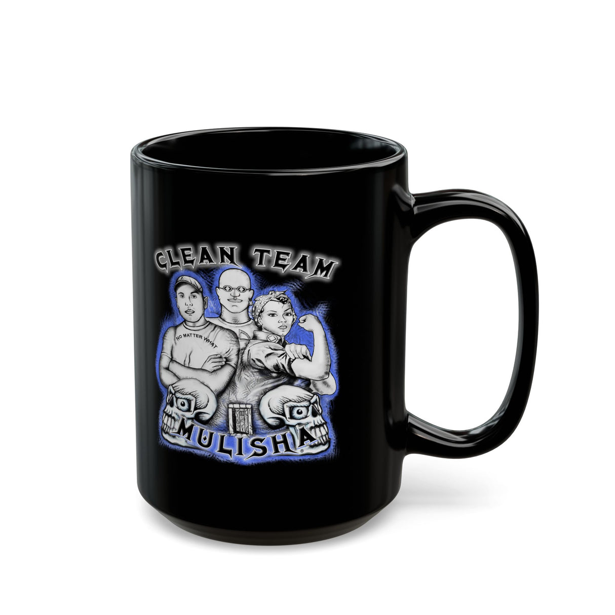 Clean Team Mulisha 11/15oz Black Mug