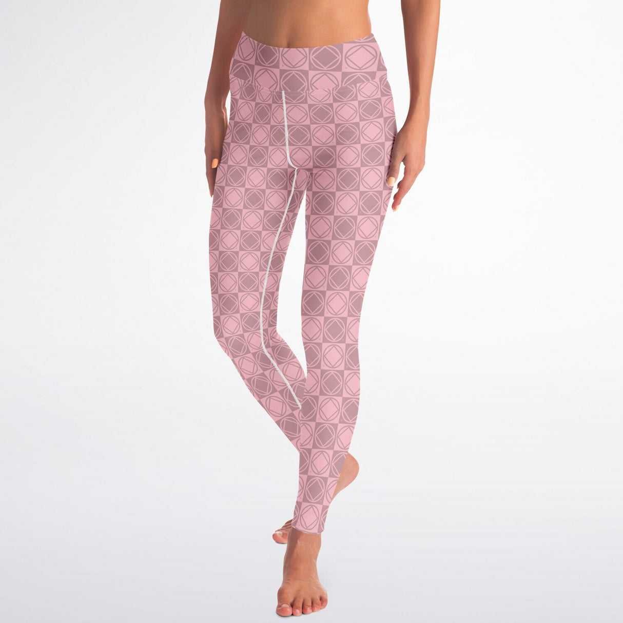 Pink Pandemonium Yoga Leggings - AOP