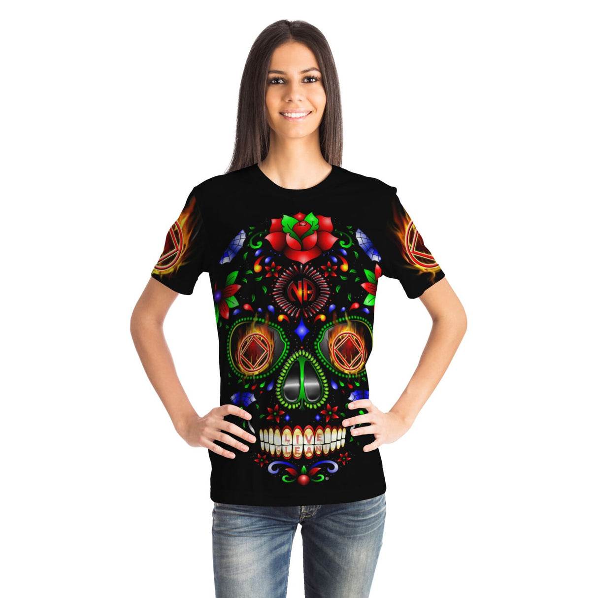 Sugar Skull 2 AOP T-shirts