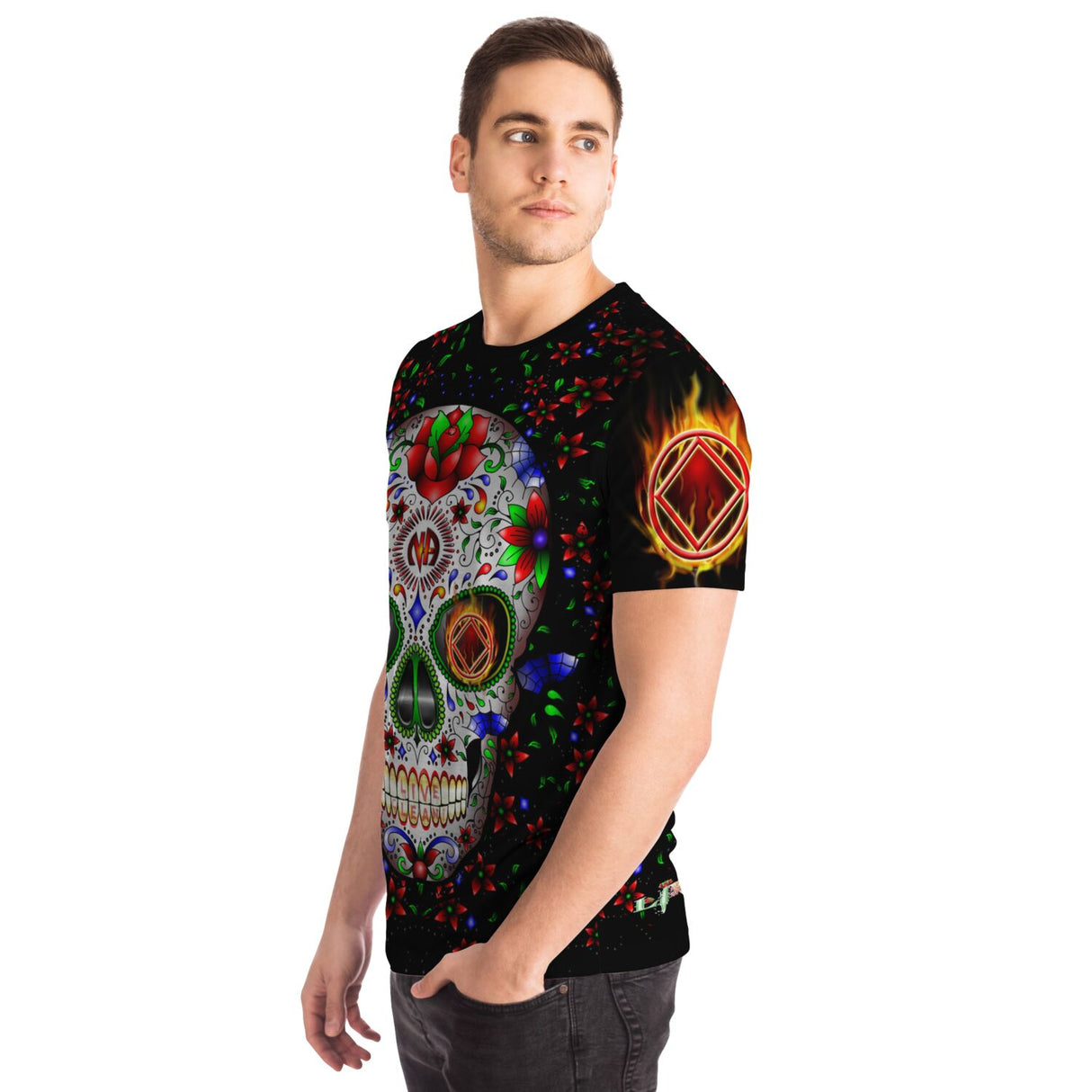 Sugar Skull 1 AOP T-shirts