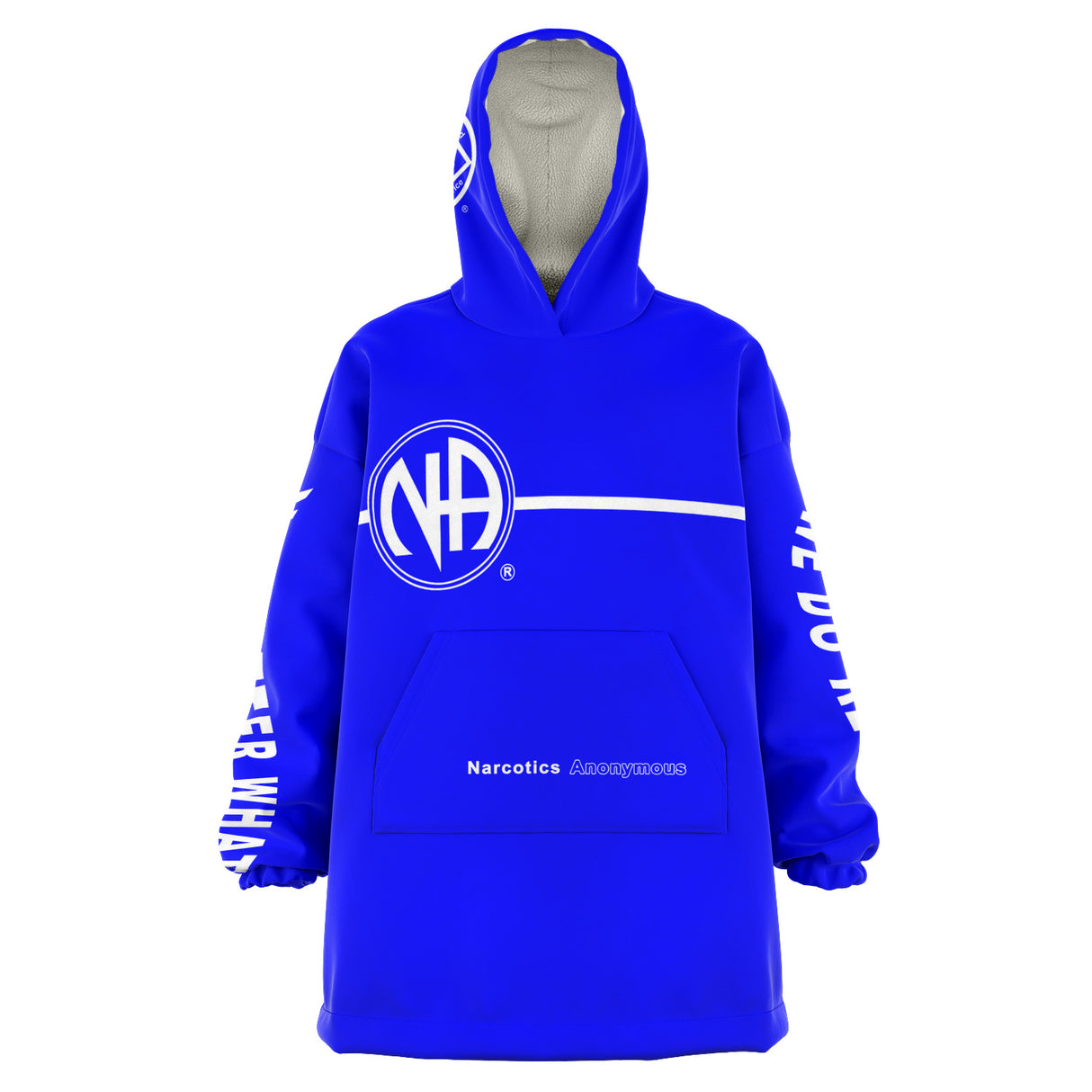 Basic Text Snug Hoodie - AOP
