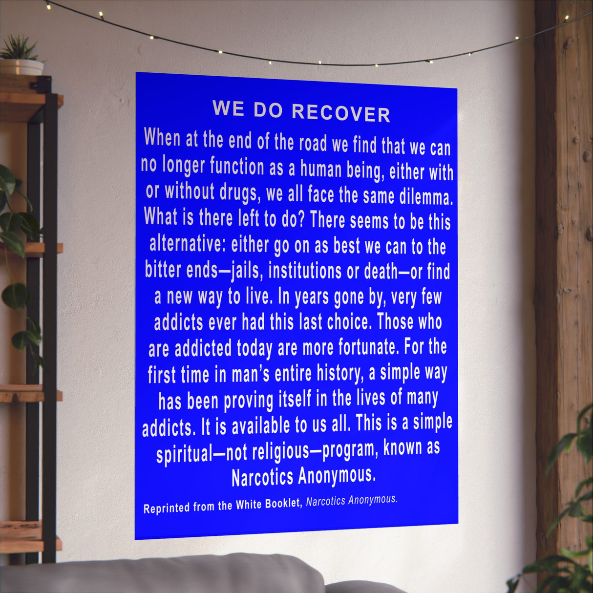 We Do Recover Vertical Posters