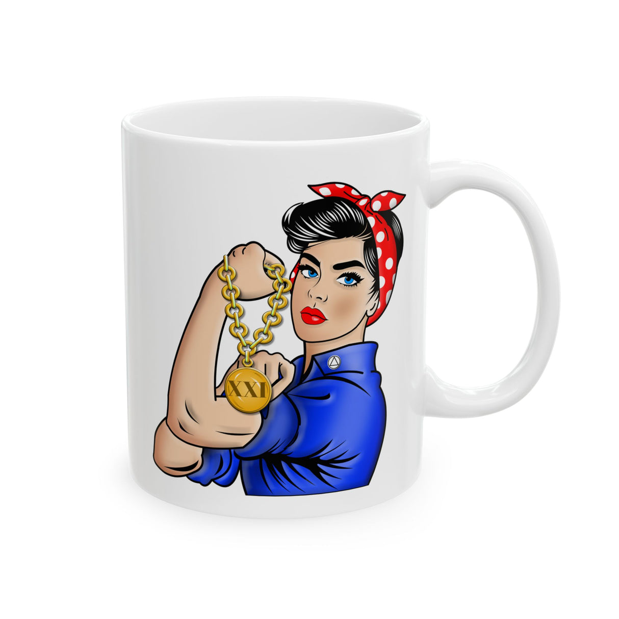 Customized Rosie The Riveter AA Ceramic Mug