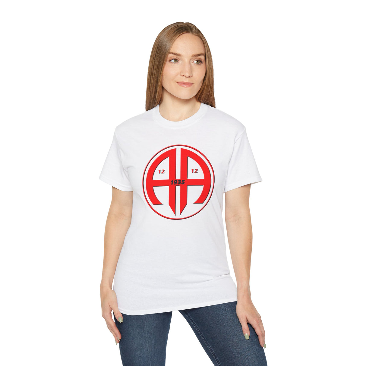 Red AA Logo AA dtg Tee