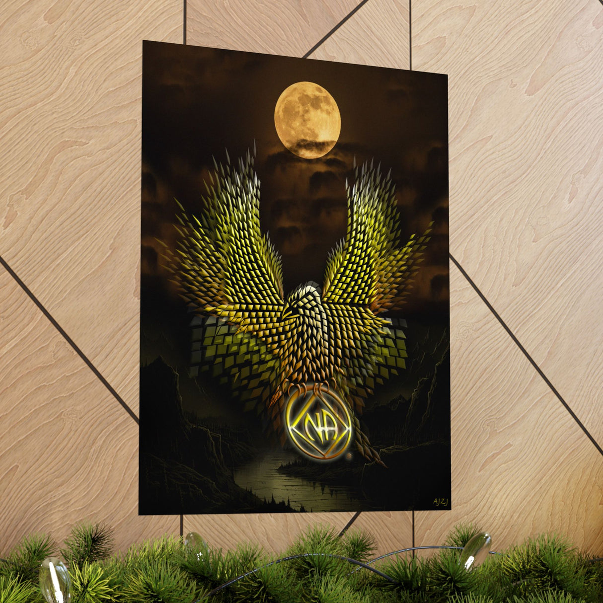 Diamond Eagle V.1 Vertical Posters