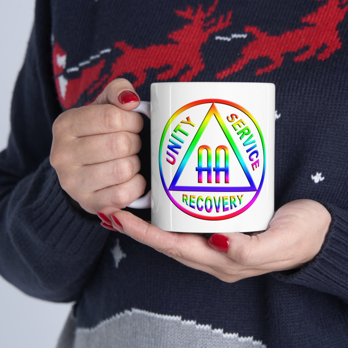 AA Rainbow Symbol AA 11oz Ceramic Mug