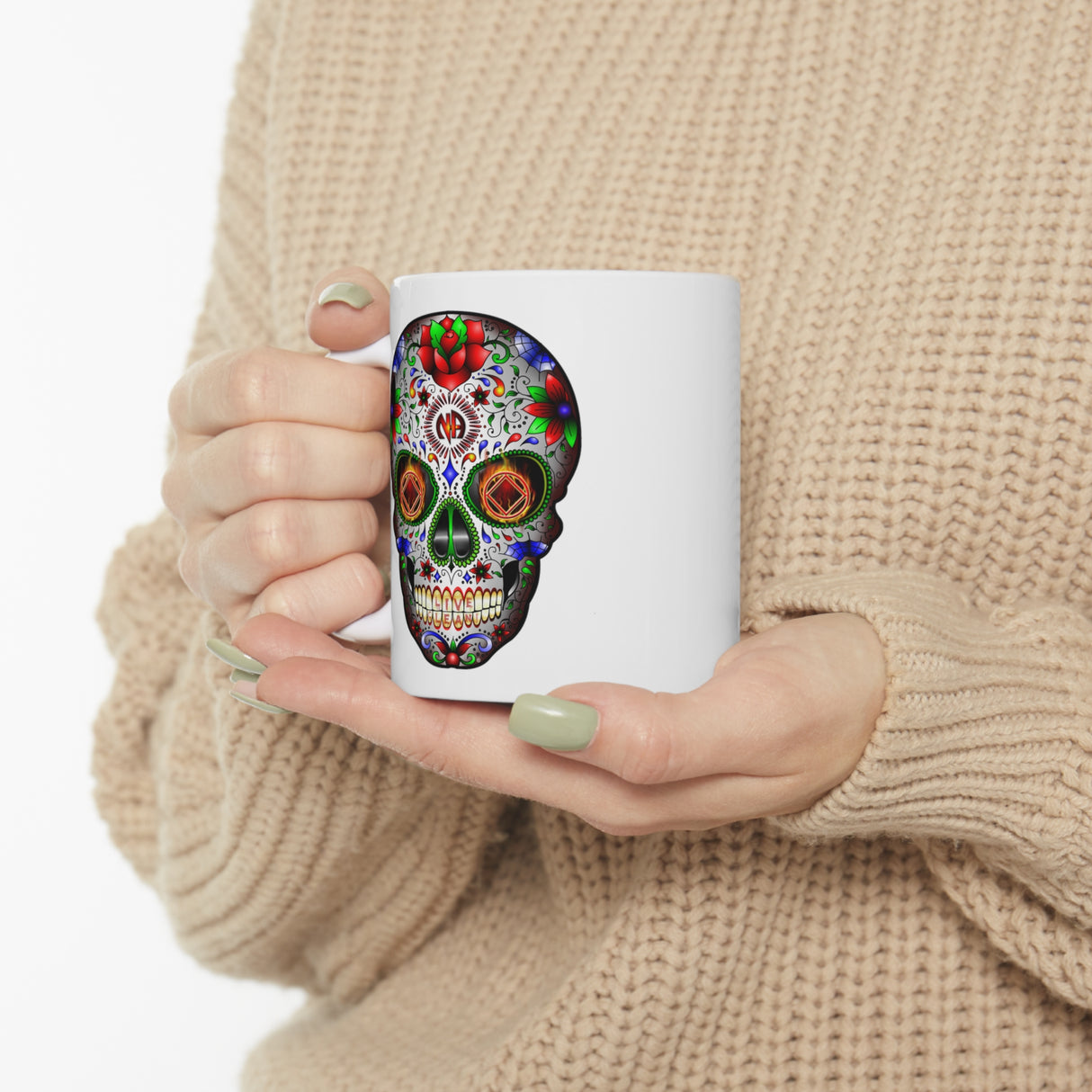 Sugar Skull 11oz Ceramic Mug