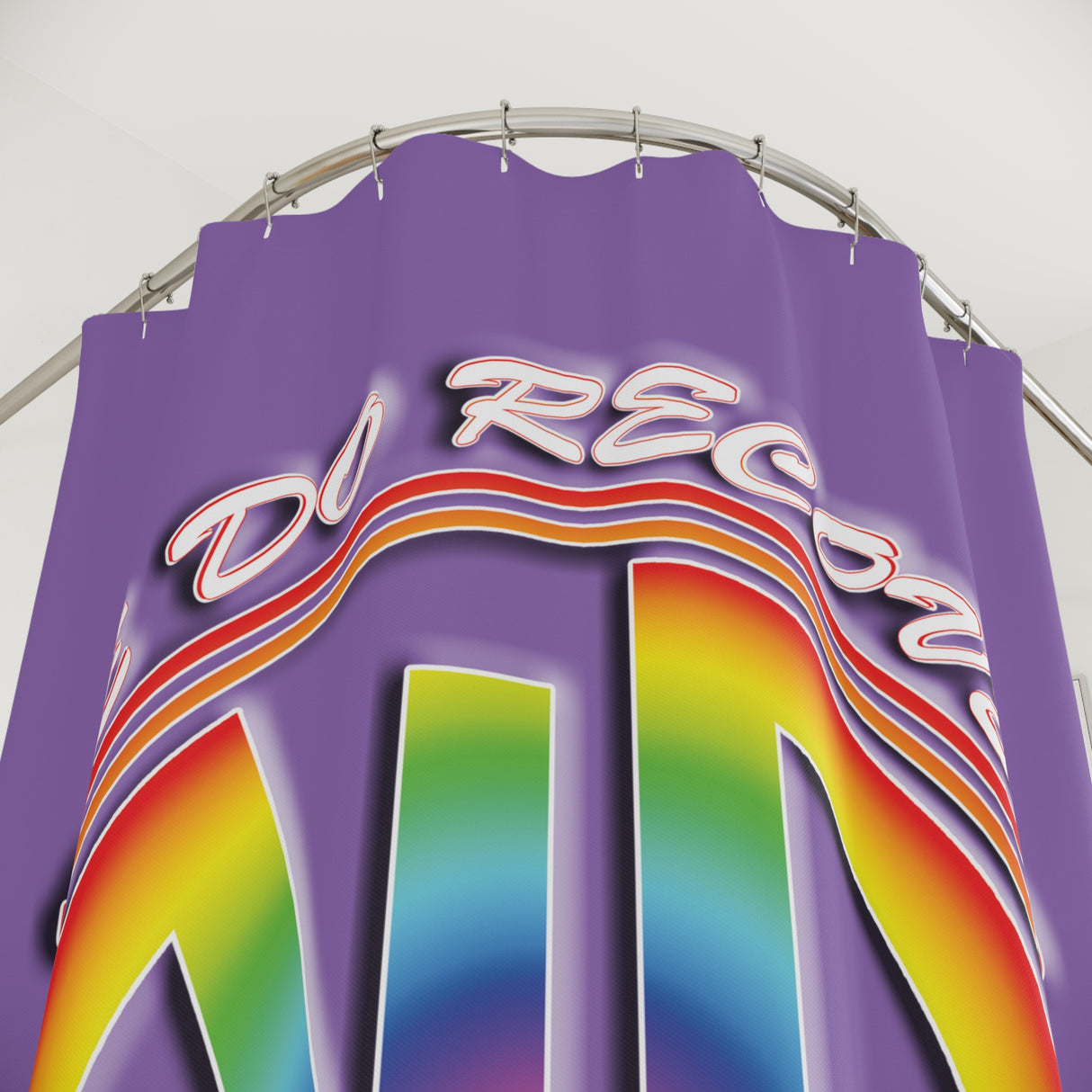 We Do Recover Rainbow Shower Curtains
