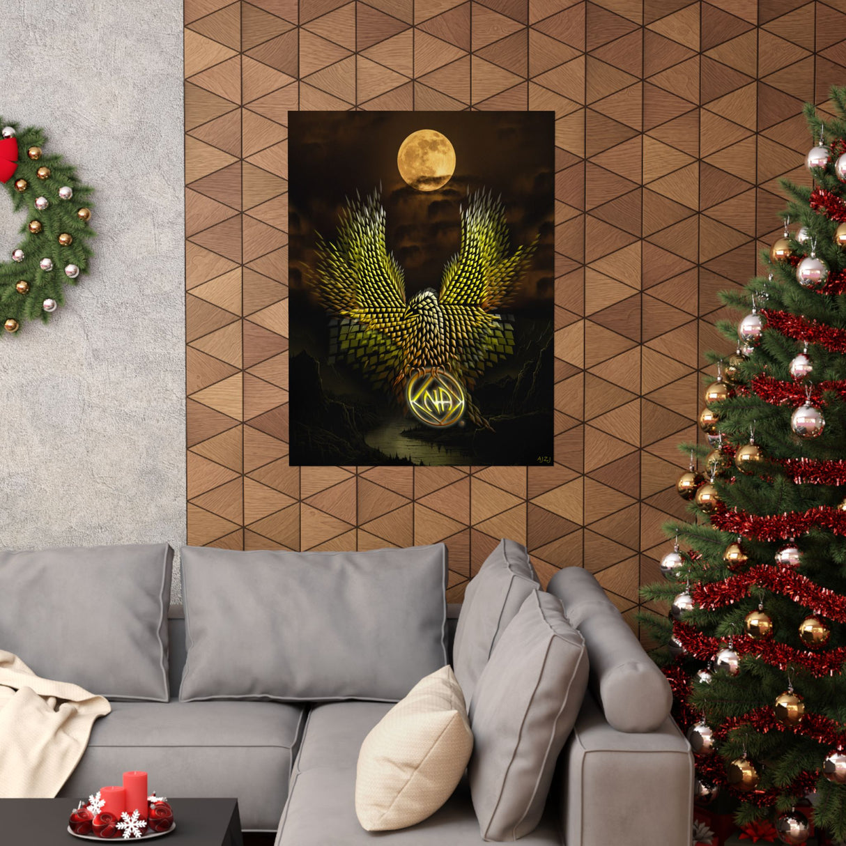Diamond Eagle V.1 Vertical Posters