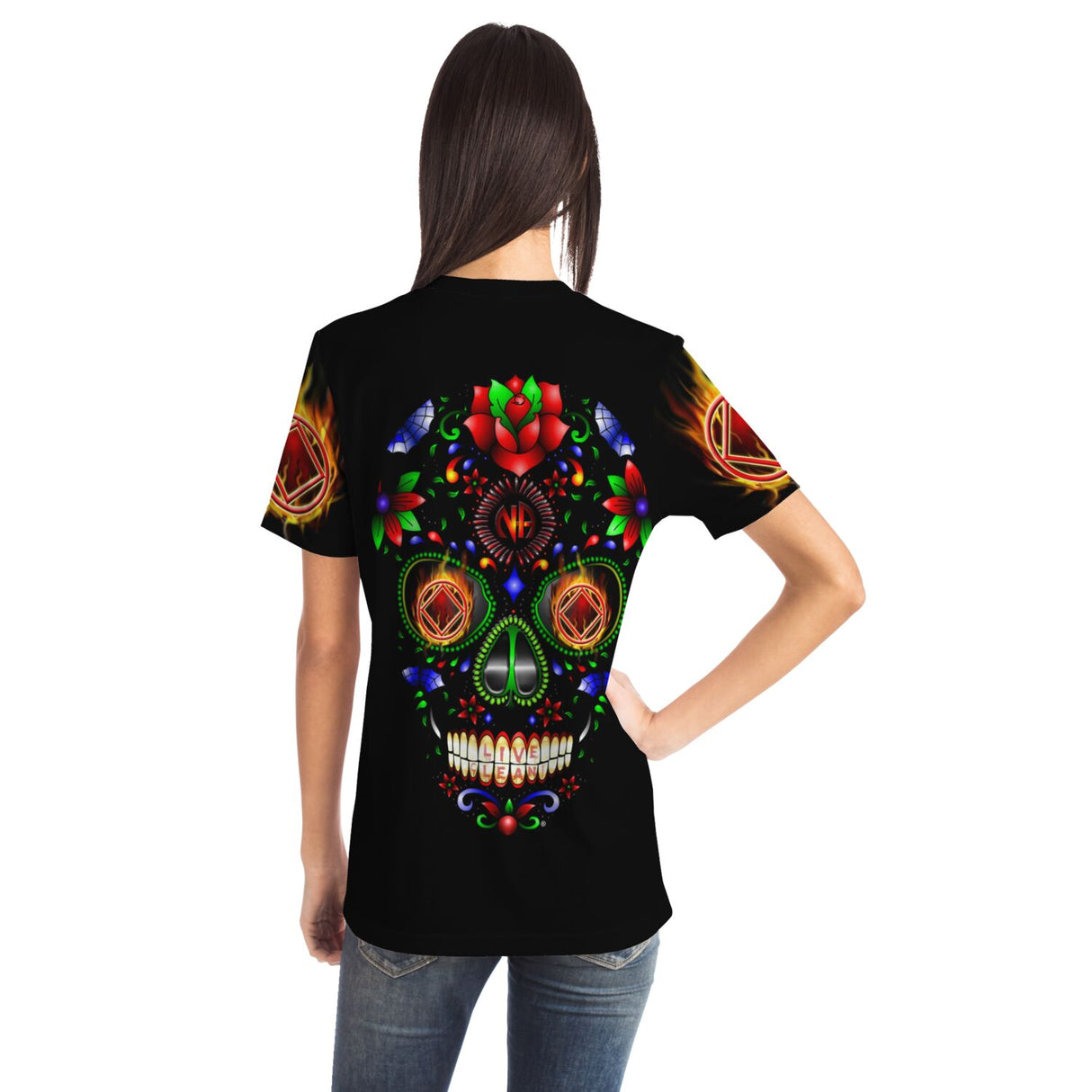 Sugar Skull 2 AOP T-shirts