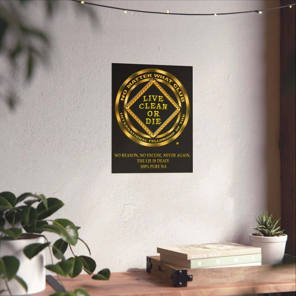 No Matter What Gold Vertical Posters