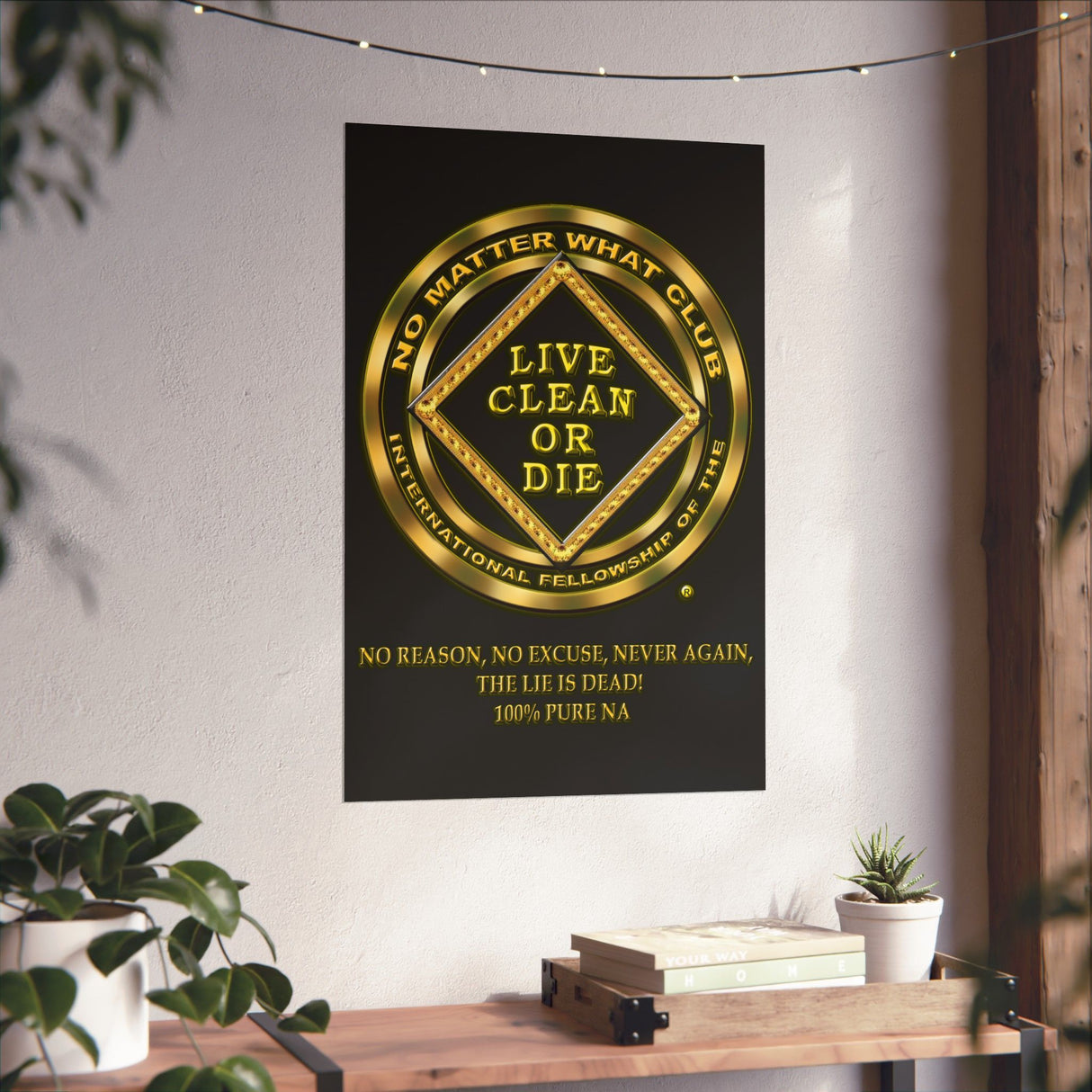 No Matter What Gold Vertical Posters
