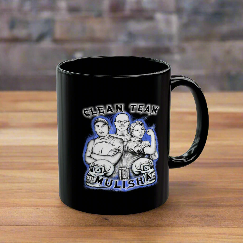 Clean Team Mulisha 11/15oz Black Mug