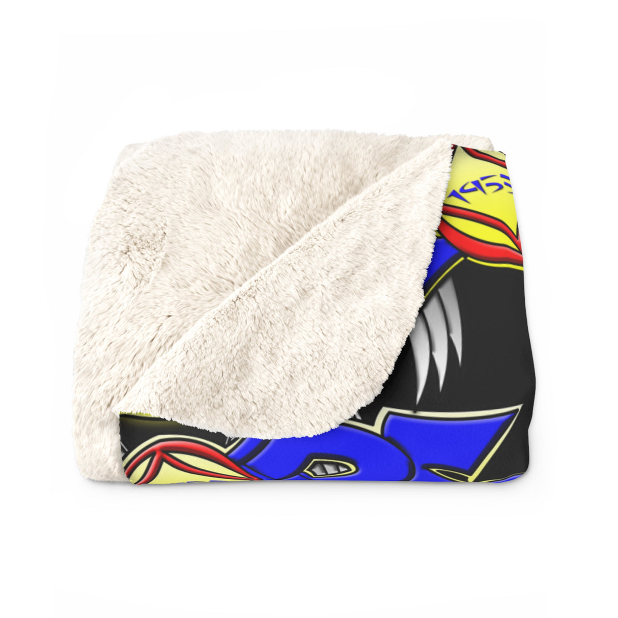 Hope Wings Graffiti Fleece Blanket