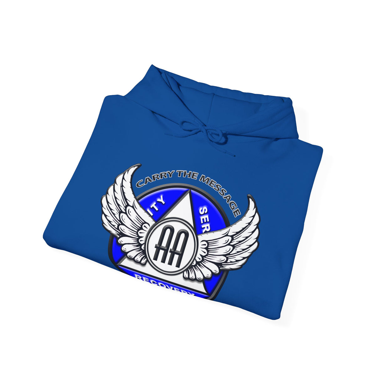 Winged AA Symbol dtg Hoodie