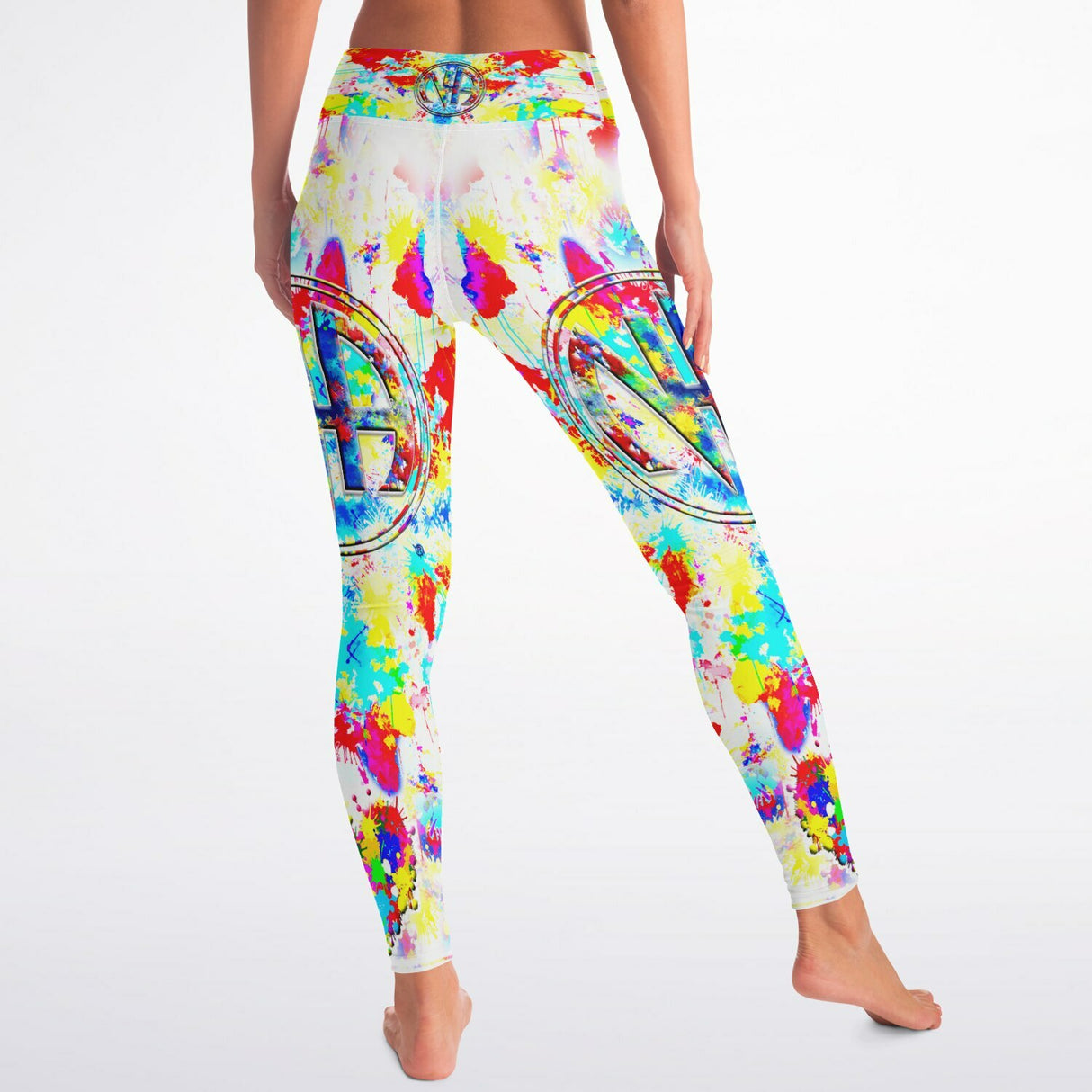 Splattered Yoga Leggings - AOP