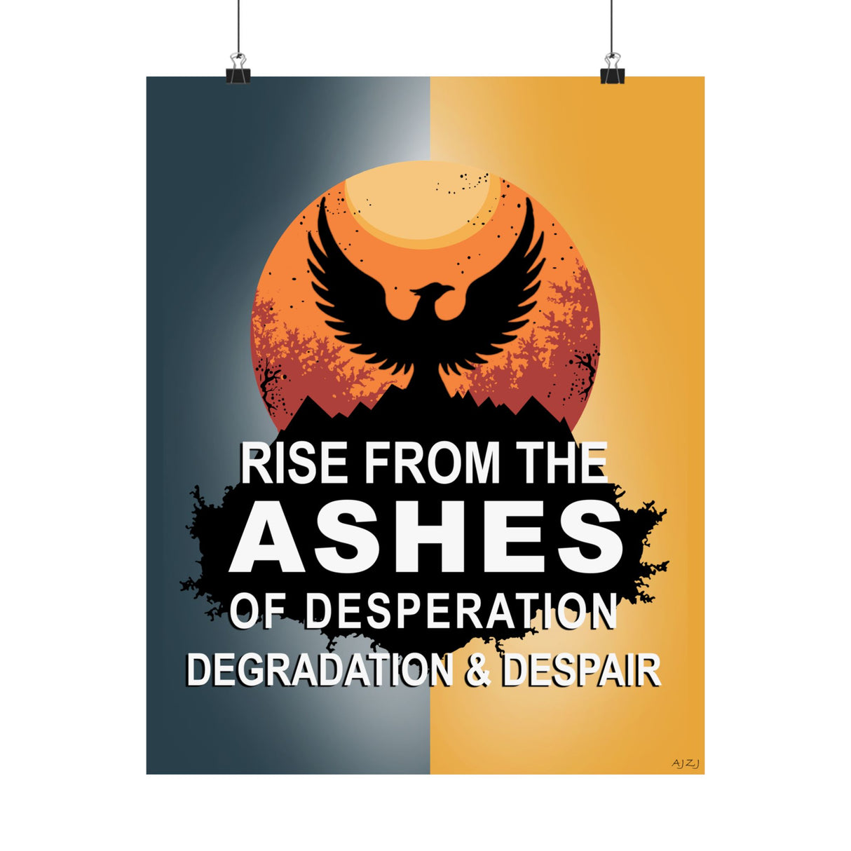 Rise Above V.1 Vertical Posters