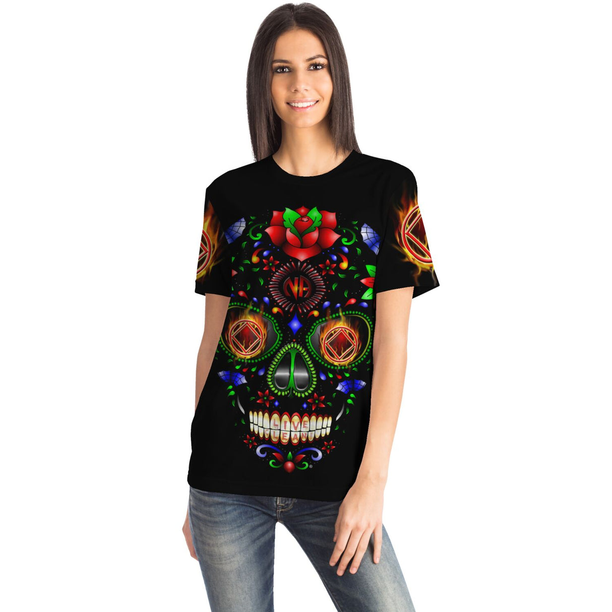 Sugar Skull 2 AOP T-shirts