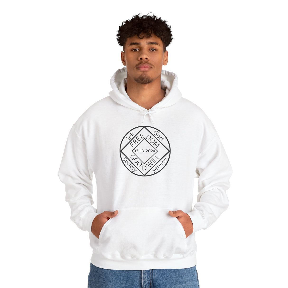 Custom NA Medallion Clean Date Hoodie