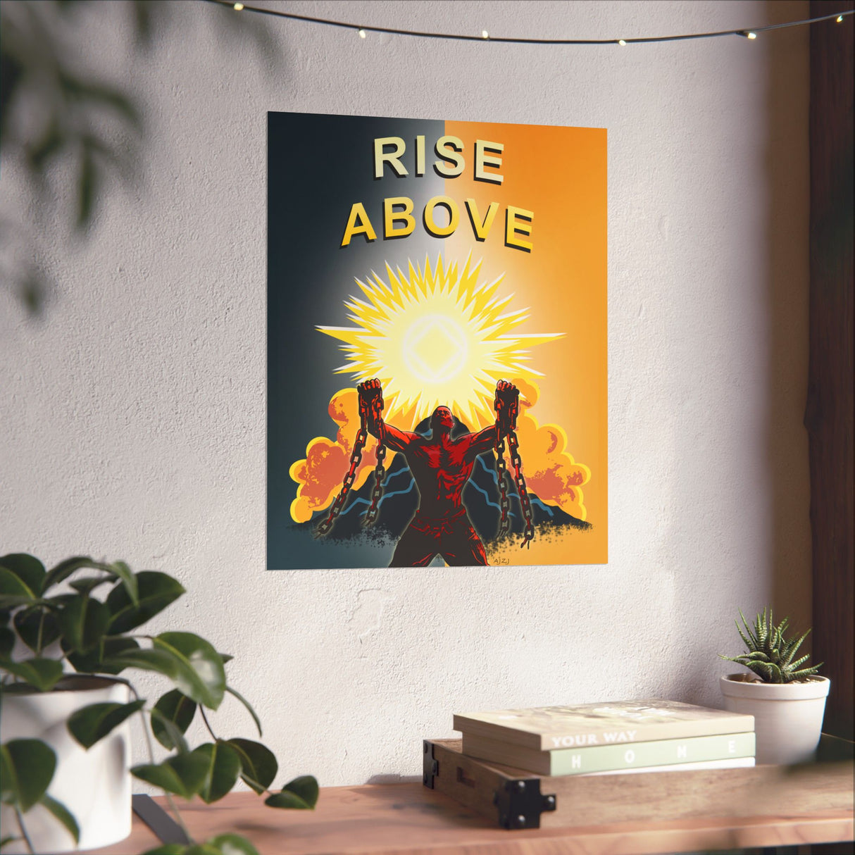 Rise Above V.2 Vertical Posters