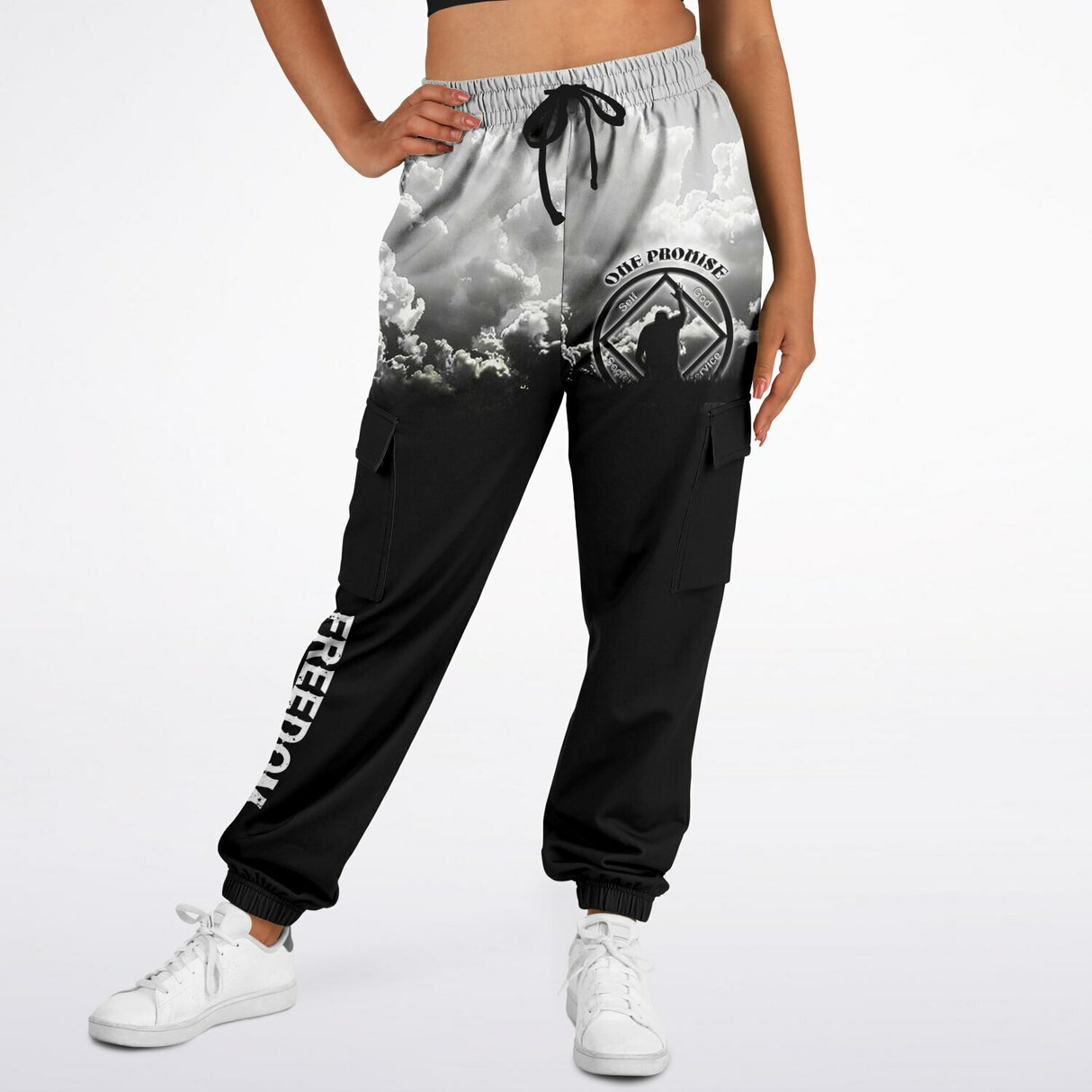 Blessed With Freedom AOP SWEAT PANTS