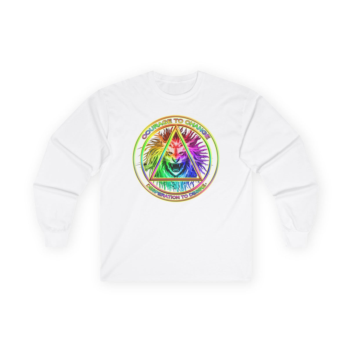 AA - Courage To Change Long Sleeve dtg Tee