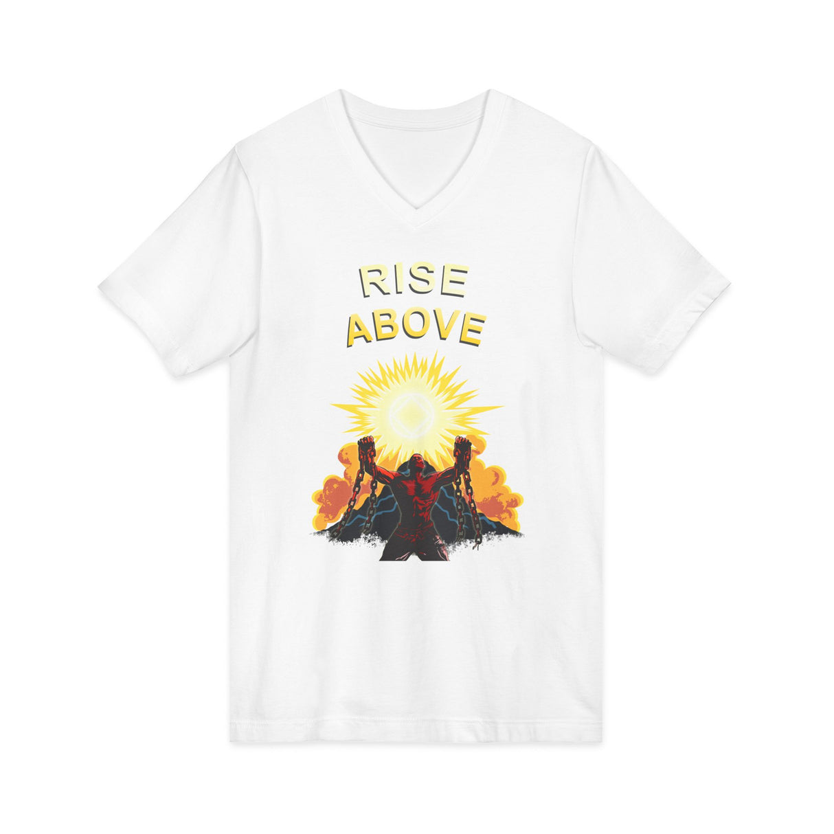 Rise Above V.2 dtg V-Neck Tee