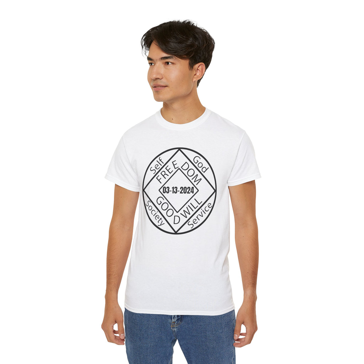 Custom Two-Sided NA Medallion dtg Tee