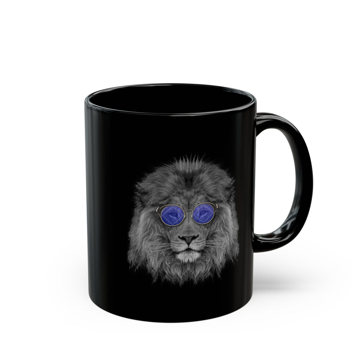Cool NA Lion 11/15oz Black Mug