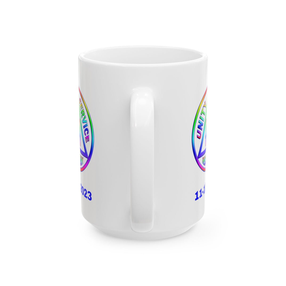 AA Rainbow Symbol Customized Ceramic Mug, (11oz, 15oz)