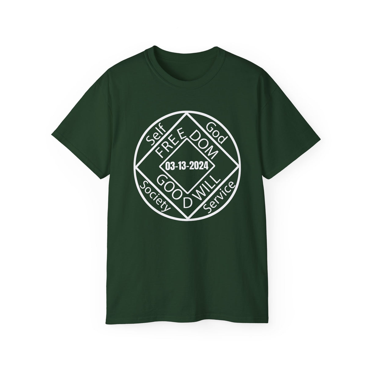 Custom Two-Sided NA Medallion dtg Tee