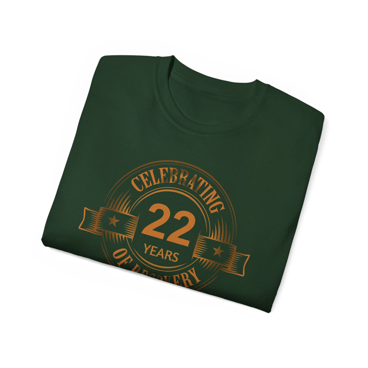 Custom Celebrating Recovery Badge dtg Tee