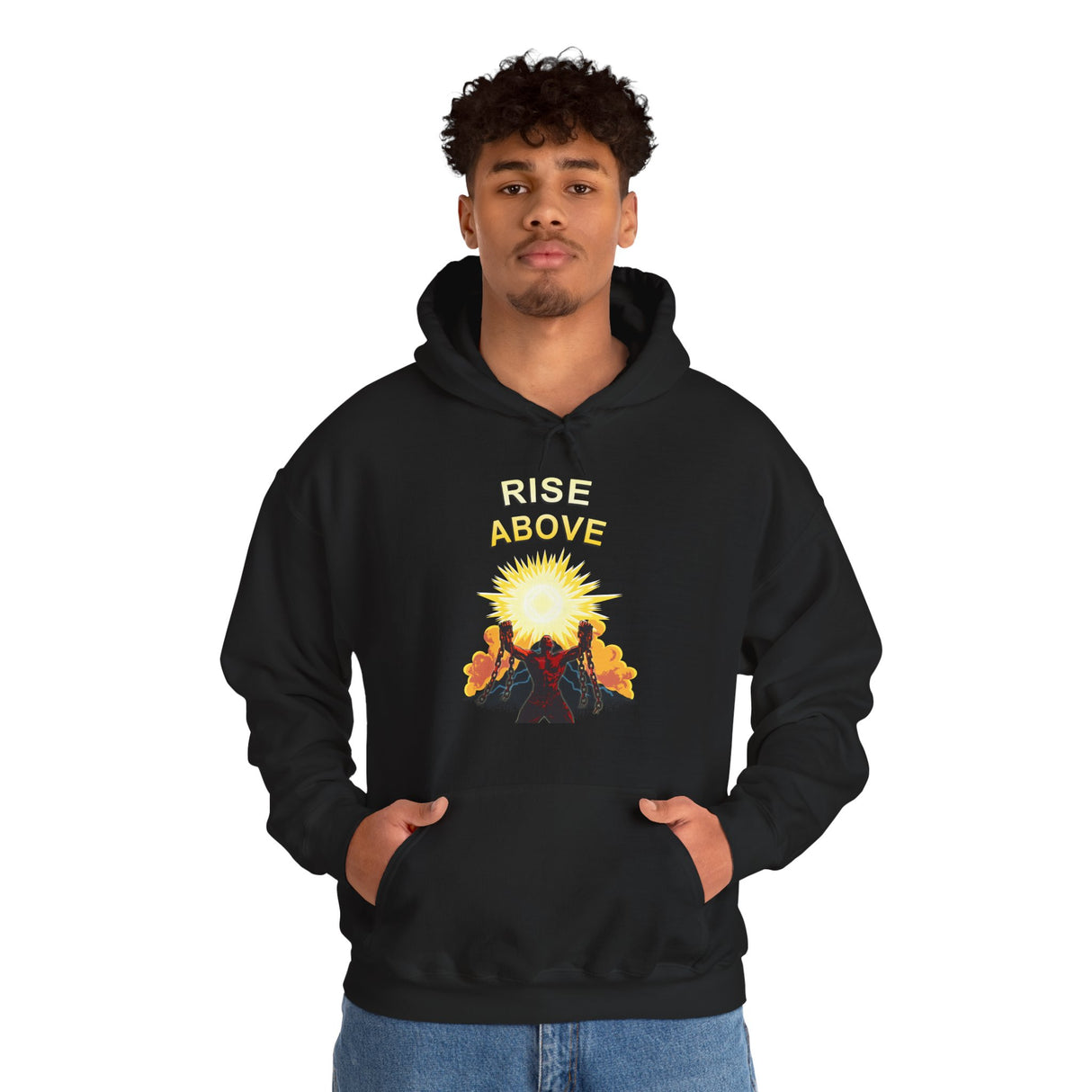 Rise Above V.2 dtg Hoodie