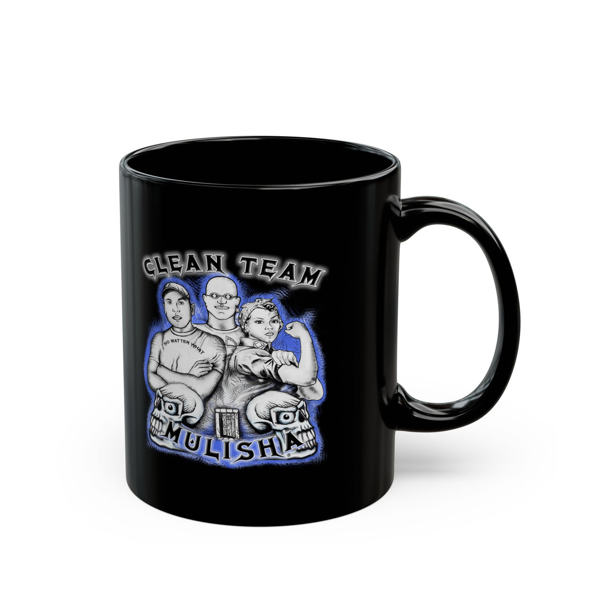 Clean Team Mulisha 11/15oz Black Mug