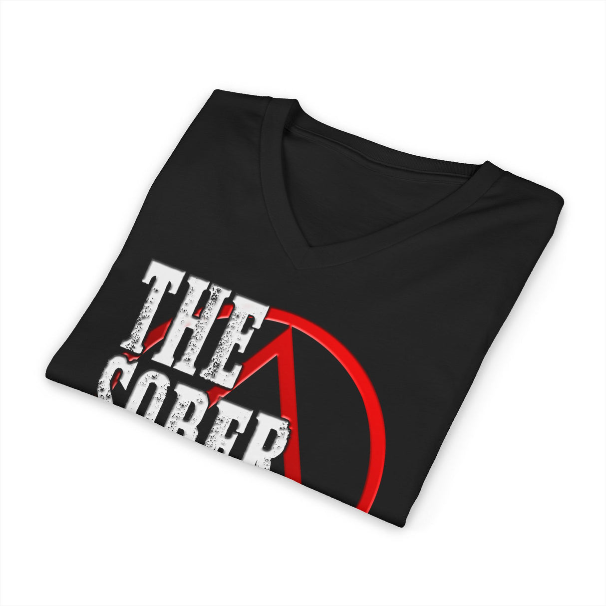 The Sober Life AA V-Neck Tee