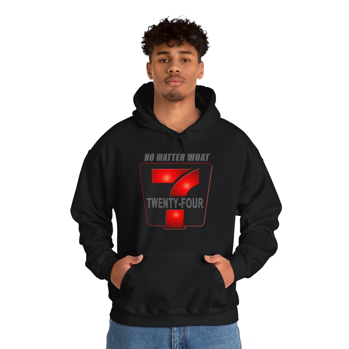 24/7 No Matter What dtg Hoodie