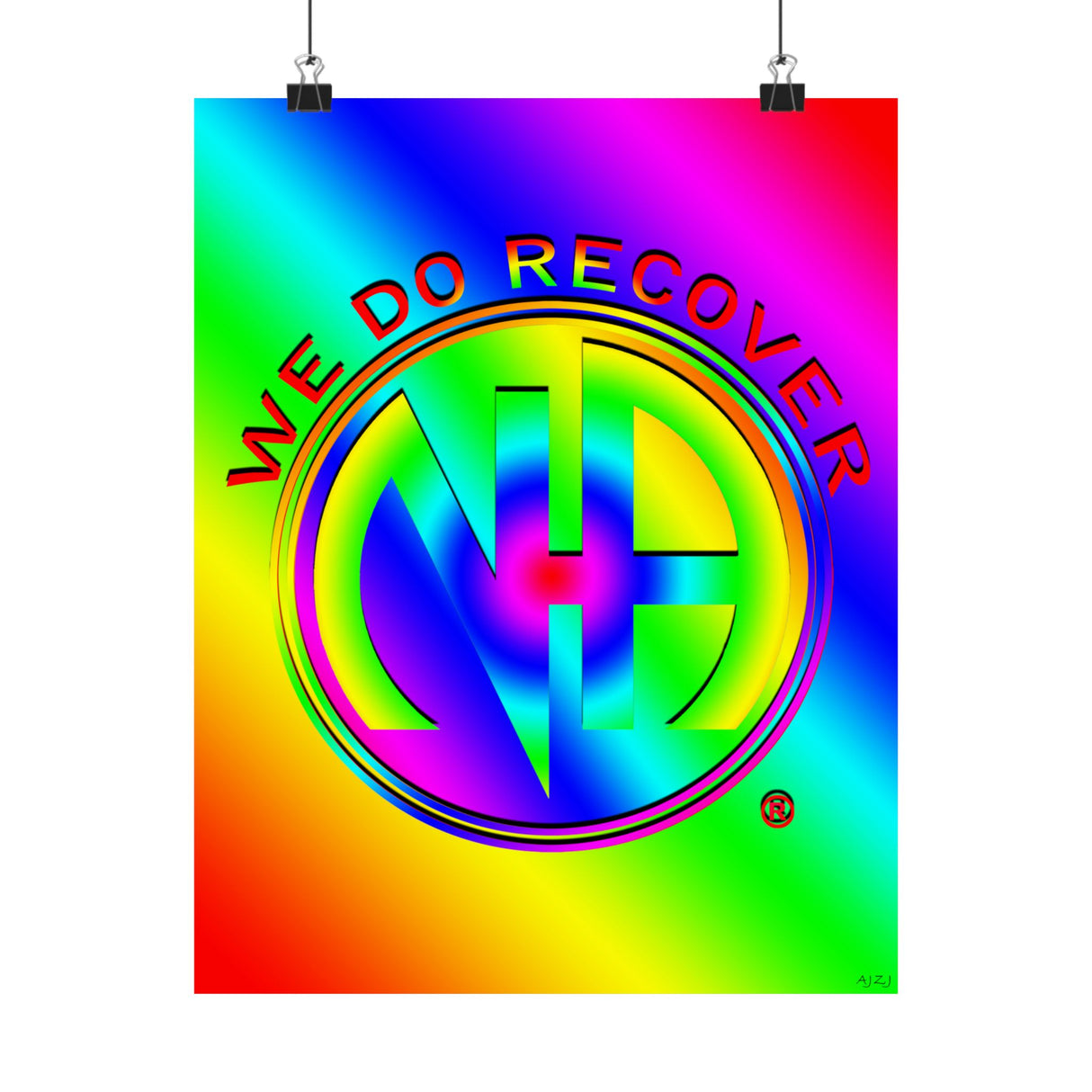 Rainbow NA Symbol 2025 Vertical Posters
