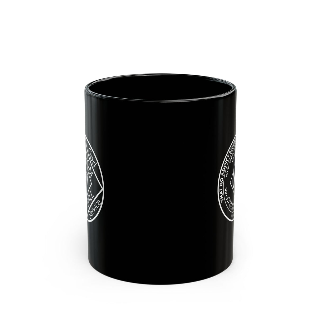 NA Medallion Clean Time 11/15oz Black Mug