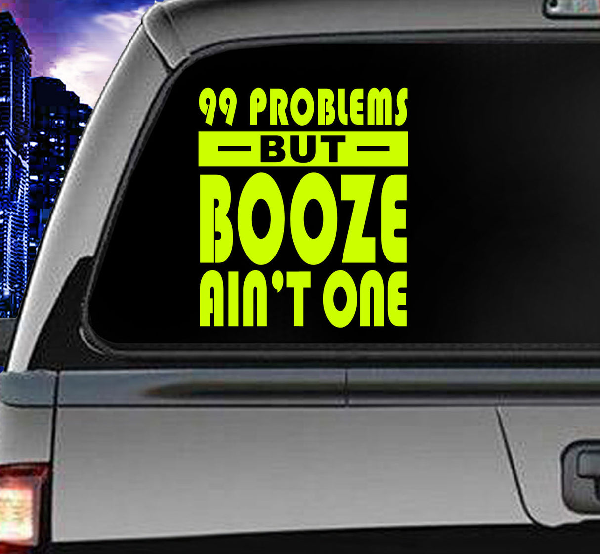 Win Decal - AA 99 Problems Booze Aint One