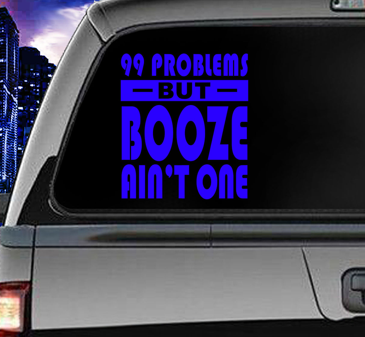 Win Decal - AA 99 Problems Booze Aint One