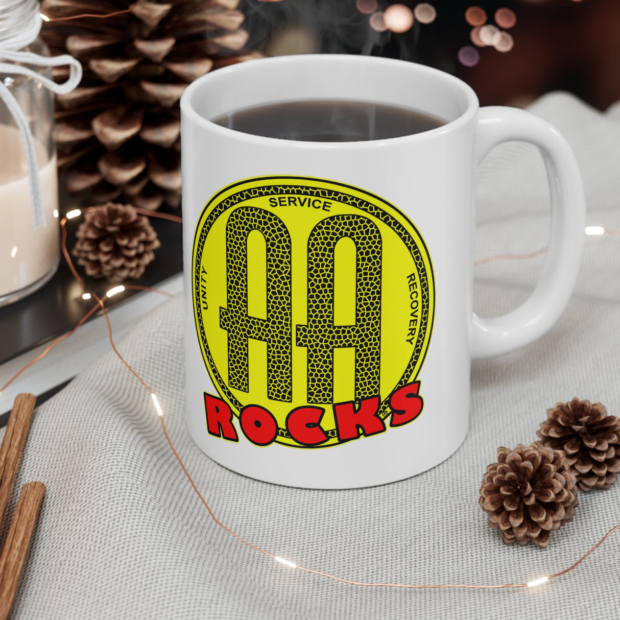 AA Rocks AA 11oz Ceramic Mug