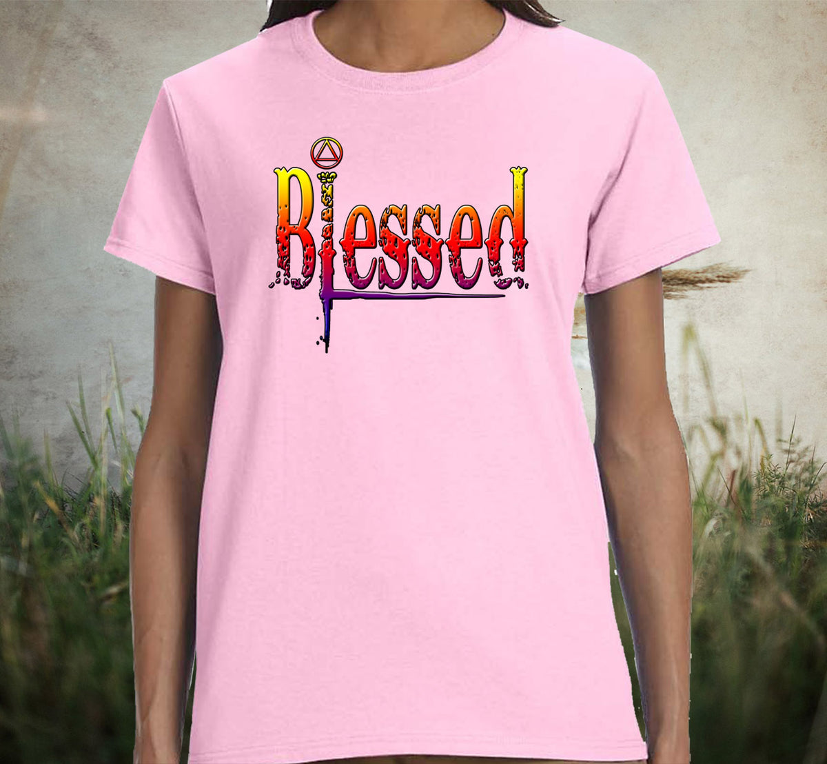 ldTs- AA Blessed Women's Tee