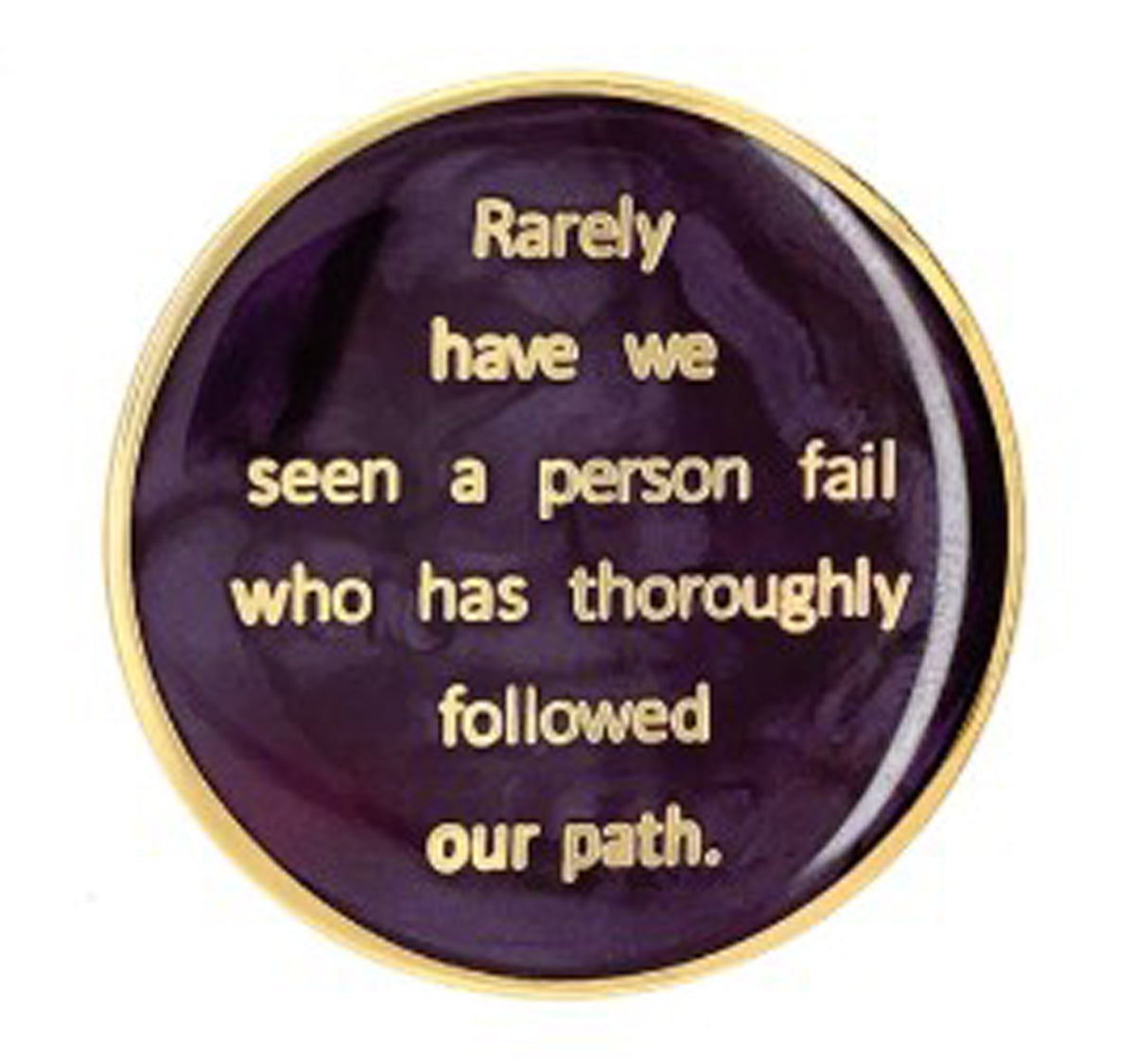 AA Founders Medallion Purple - 24hr-60 Yrs