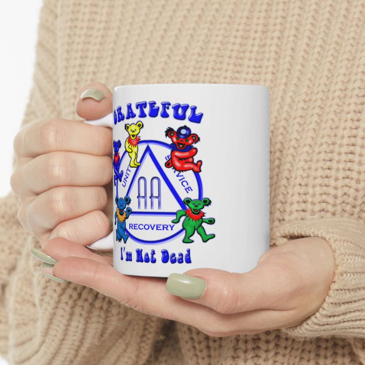 AA Grateful Not Dead 11oz Ceramic Mug