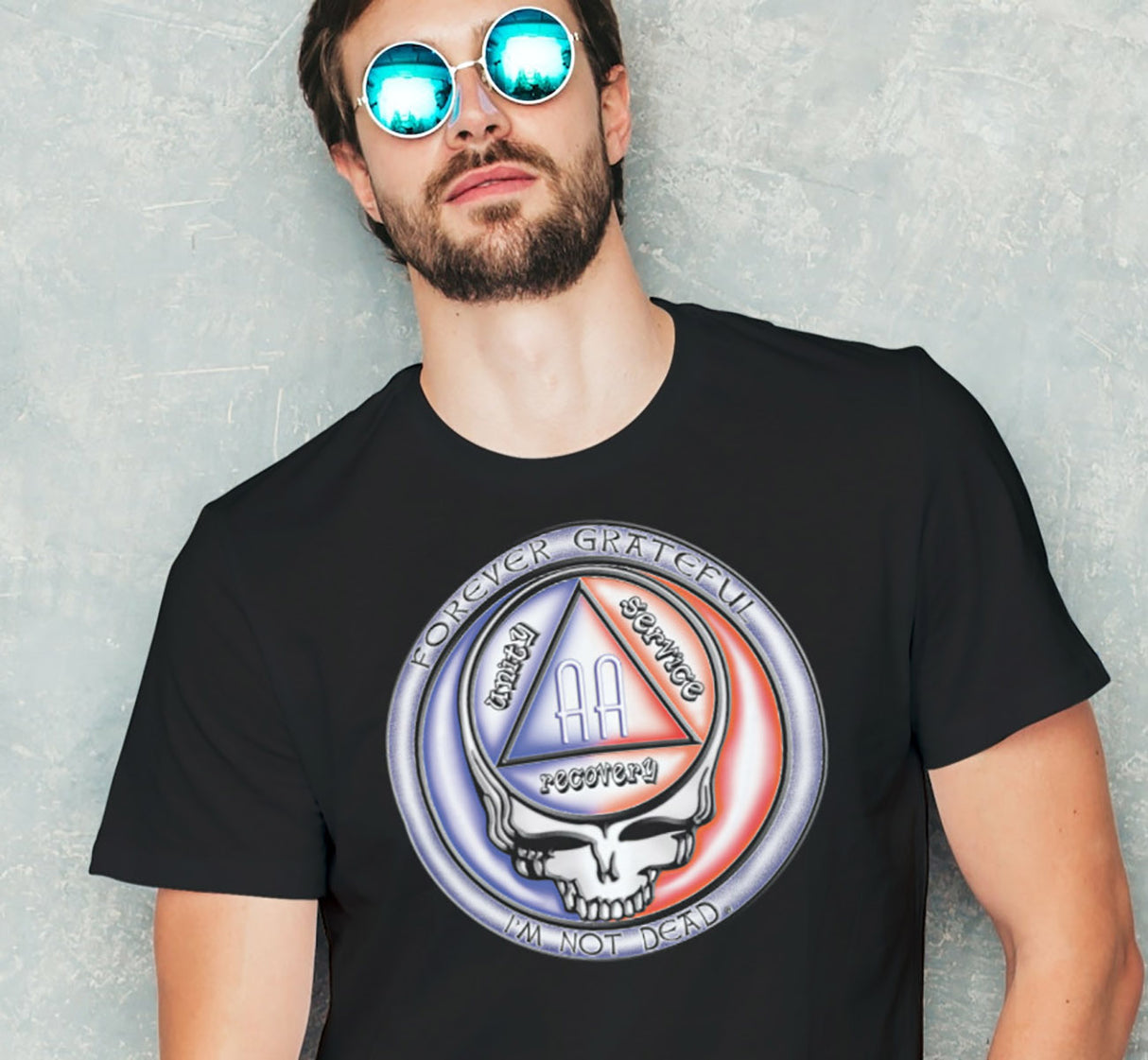 AA - Forever Grateful - dtg Tee