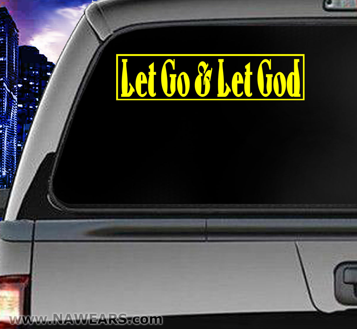 Win Decal - Let Go & Let God