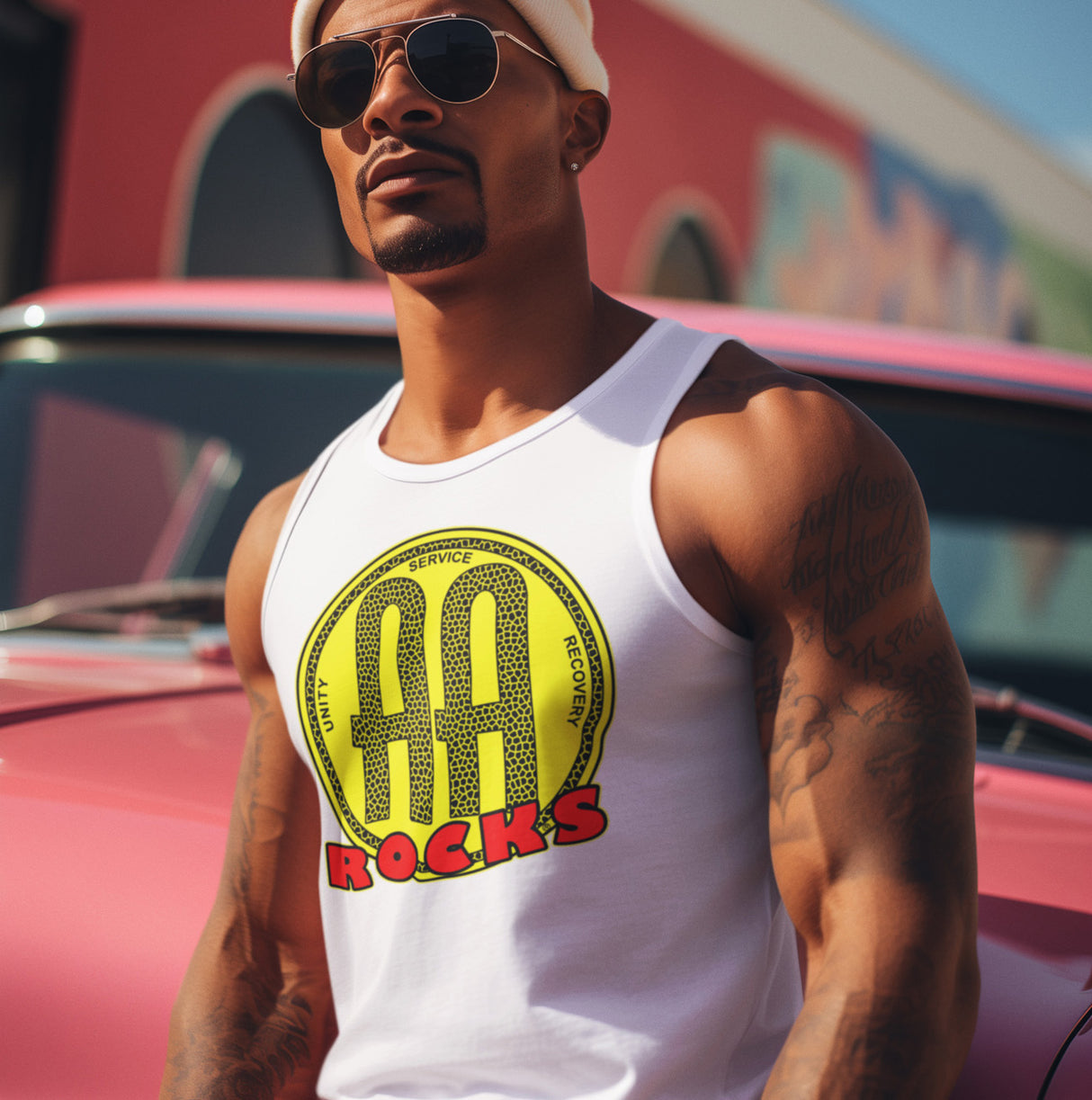 AA ROCKS dtg Tank Top